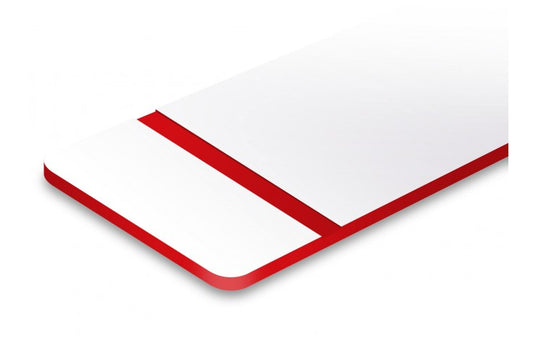Print Receptive Matte White/Red